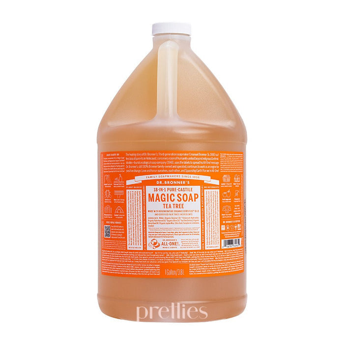 Dr.Bronner's 18-IN-1 Organic Tea Tree Liquid Soap (1gal) 3.8L