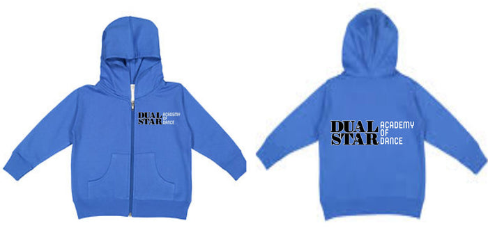 Dual Star Toddler Full Zip Hoodie