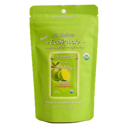 Bag of St. Claire's Eco Packs Organic Key Lime Tarts 86g