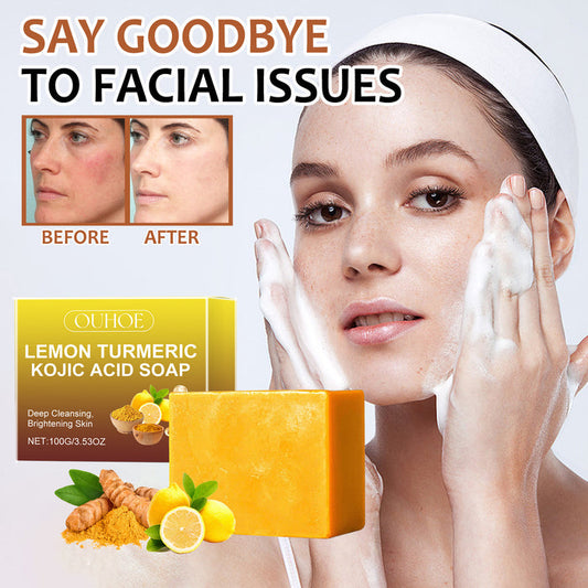 EELHOE Lemon Turmeric Kojic Acid Soap – Brightening and Nourishing Skincare EELHOE COSMETICS