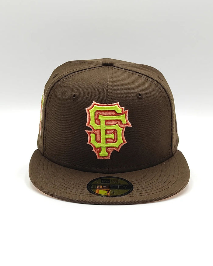 Exclusiva New Era 59Fifty Parks The Woods San Francisco Giants Battle of the Bay Patch Hat - Marron