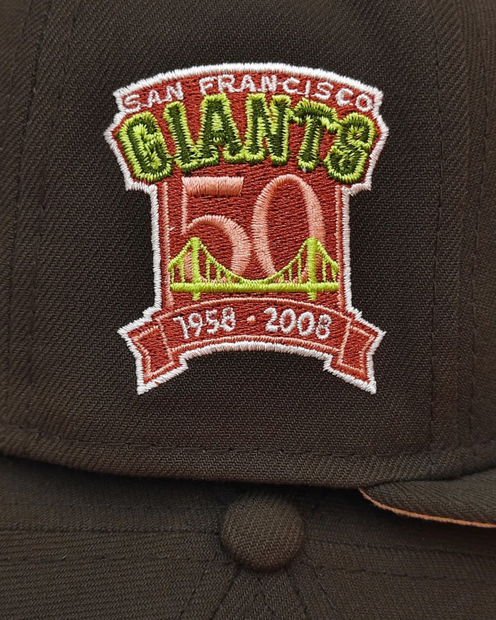 Exclusiva New Era 59Fifty Parks The Woods San Francisco Giants Battle of the Bay Patch Hat - Marron