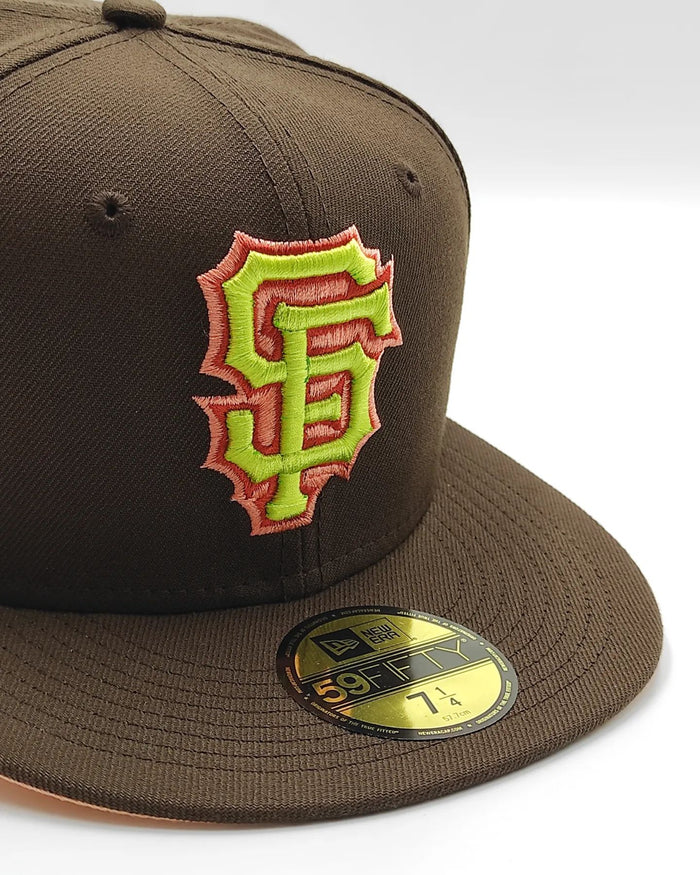 Exclusiva New Era 59Fifty Parks The Woods San Francisco Giants Battle of the Bay Patch Hat - Marron