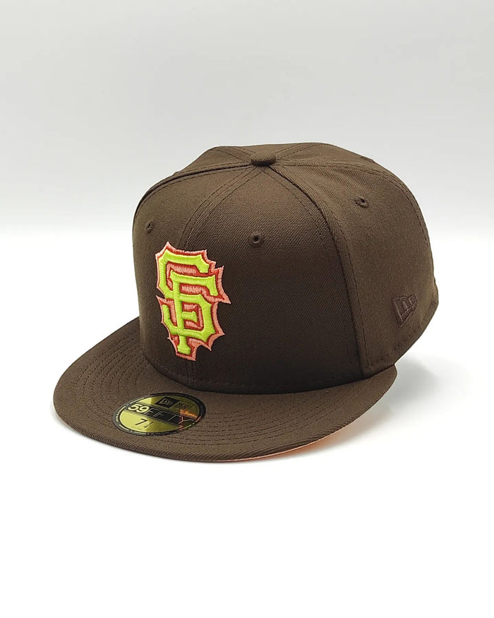 Exclusiva New Era 59Fifty Parks The Woods San Francisco Giants Battle of the Bay Patch Hat - Marron