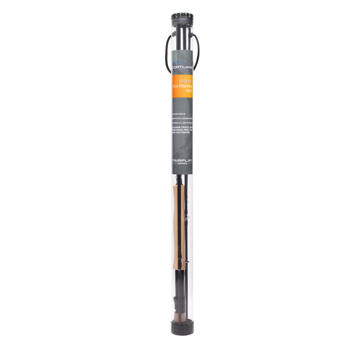 Fairplay fly fishing rod in its packaging