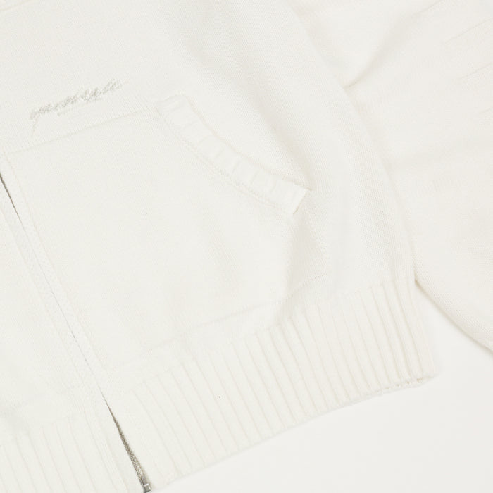 Faldo Knitted Full-Zip (Cream)