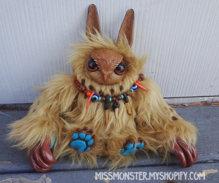 FINKLE THE BABY OWLBEAR DOLL CUSTOM LISTING