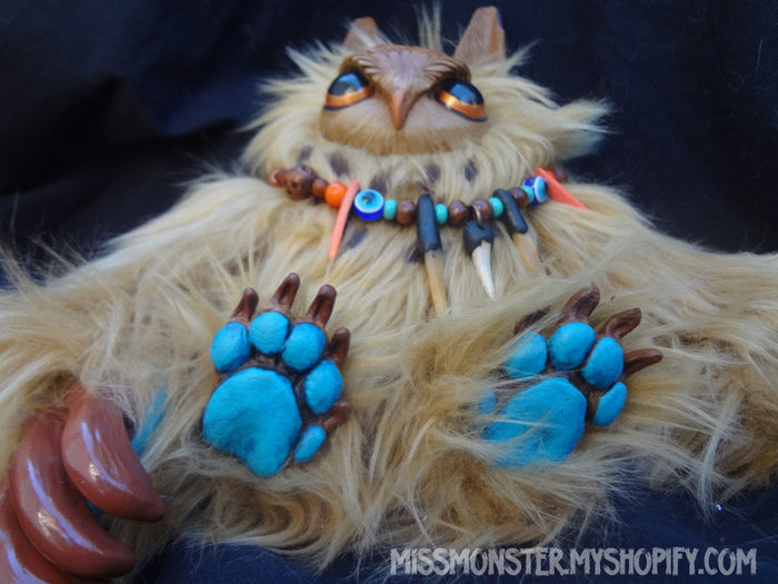 FINKLE THE BABY OWLBEAR DOLL CUSTOM LISTING