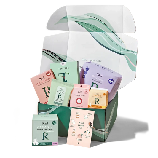 Rael First Period Kit for Teens gift box