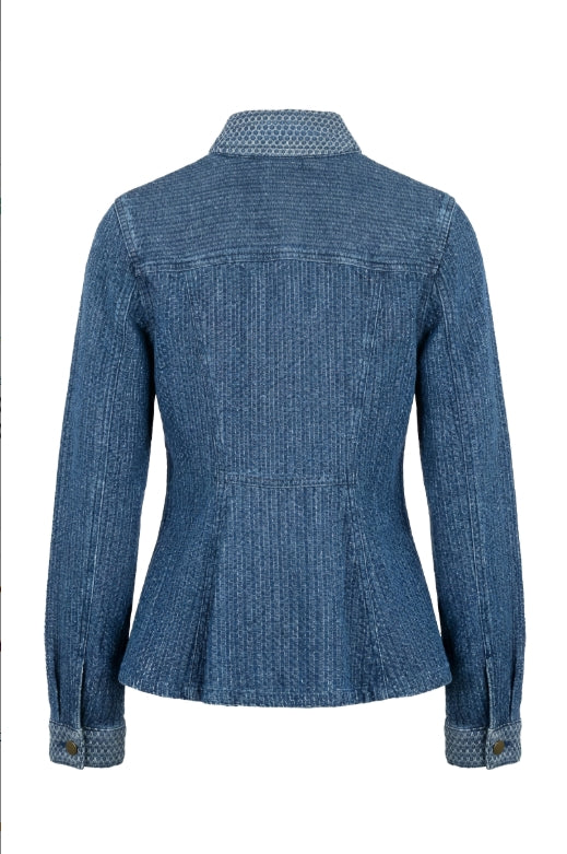 Fit & Flare Jacket | Blue Doris