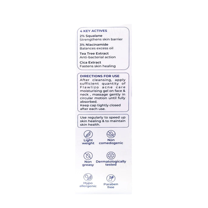 Flawlizo Acne Care Moisturising Gel