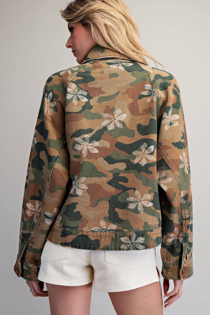 Floral Camo Jacket