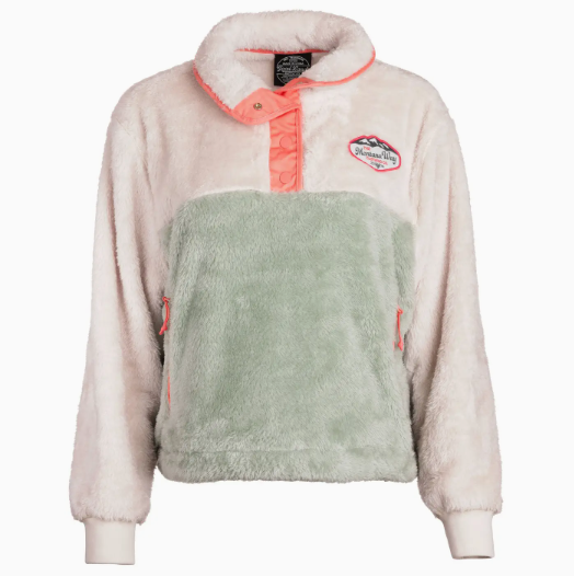 Fluffy Fleece Boxy Crop Pullover