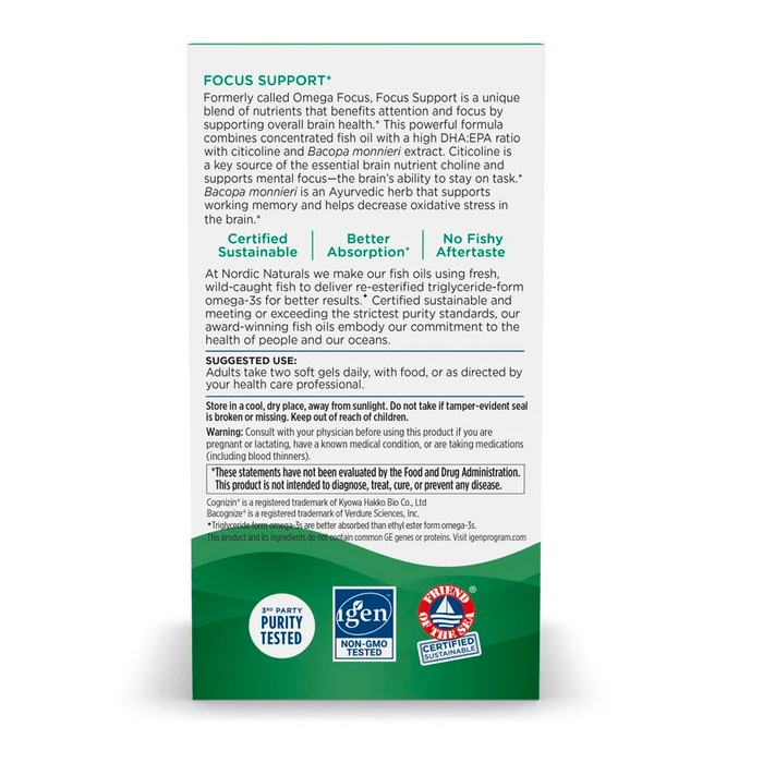 Focus Support by Nordic Naturals