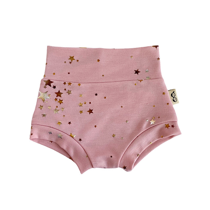Foil Stars on Blush Bummies