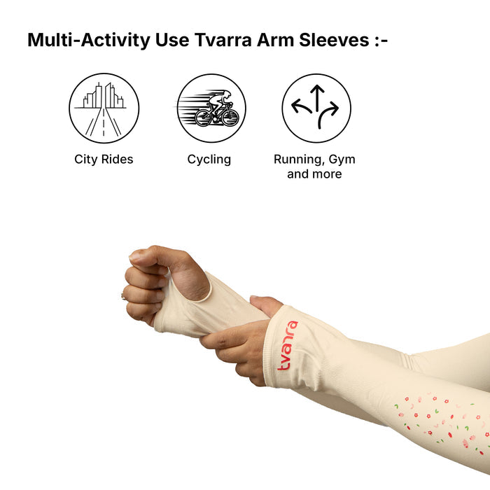 multi use skin color arm sleeves for women