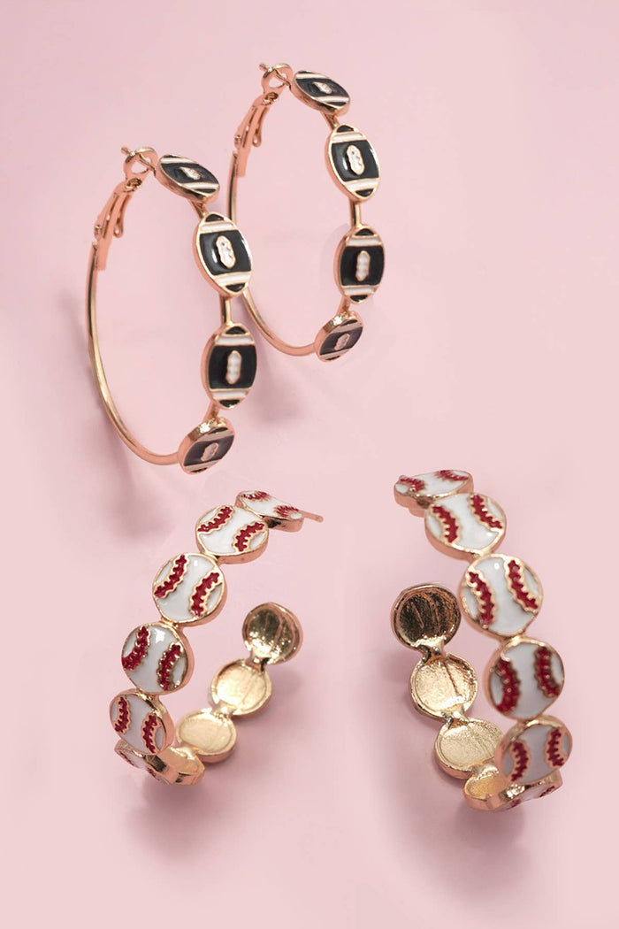 Gameday Baseball Earrings