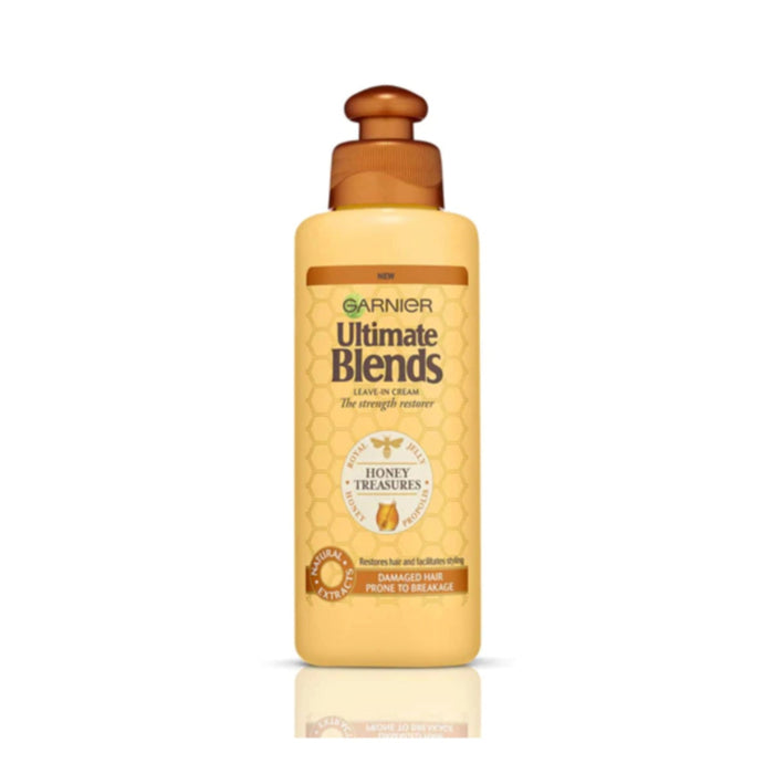 Garnier Ultimate Blends Leave In Cream Honey Treasures 200ml - ikatehouse