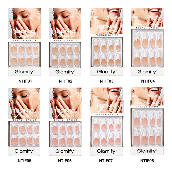 Glamify Iconic French Nail 24 Nails