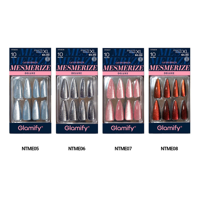 Glamify Mesmerize Cat Eye Deluxe Nail 24 Nails