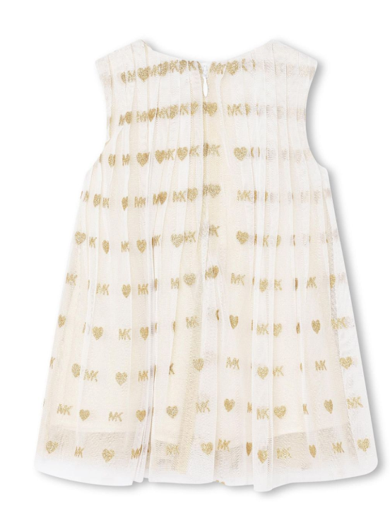 MICHAEL KORS glitter-detail pleated dress