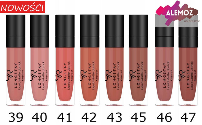 Golden Rose Matte Lipkit Rose Taupe - Long-Lasting Liquid Matte Lipstick & Lipliner Set