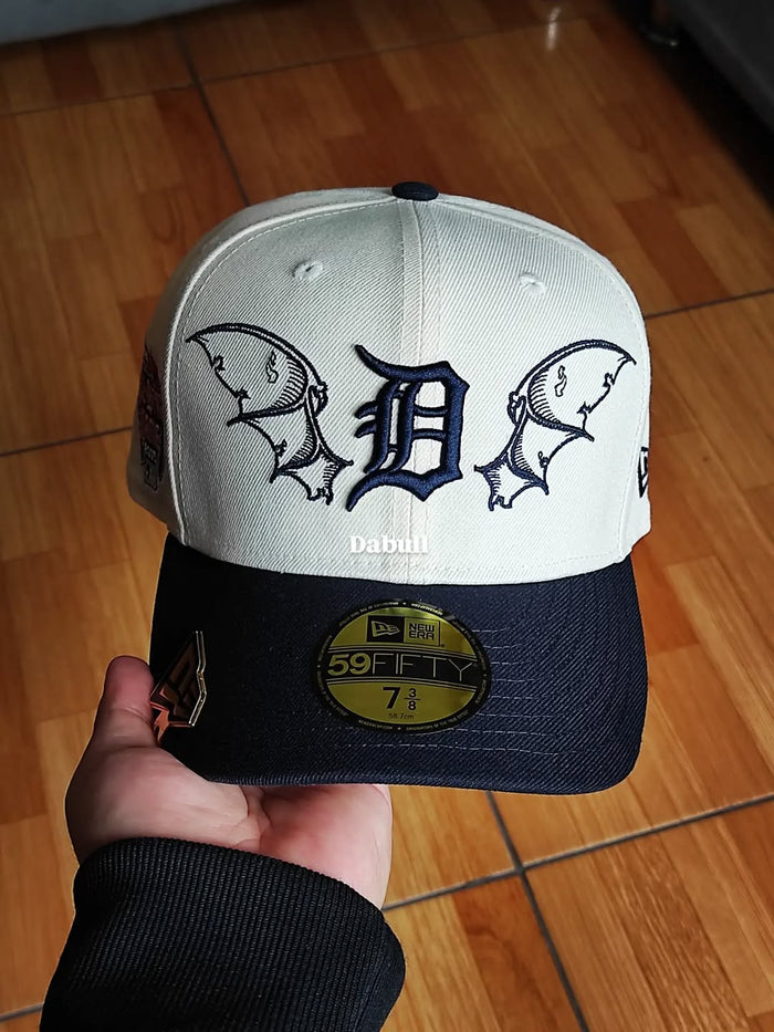Gorra Detroit Tigers MLB Team Wings 59FIFTY Fitted Beige Claro