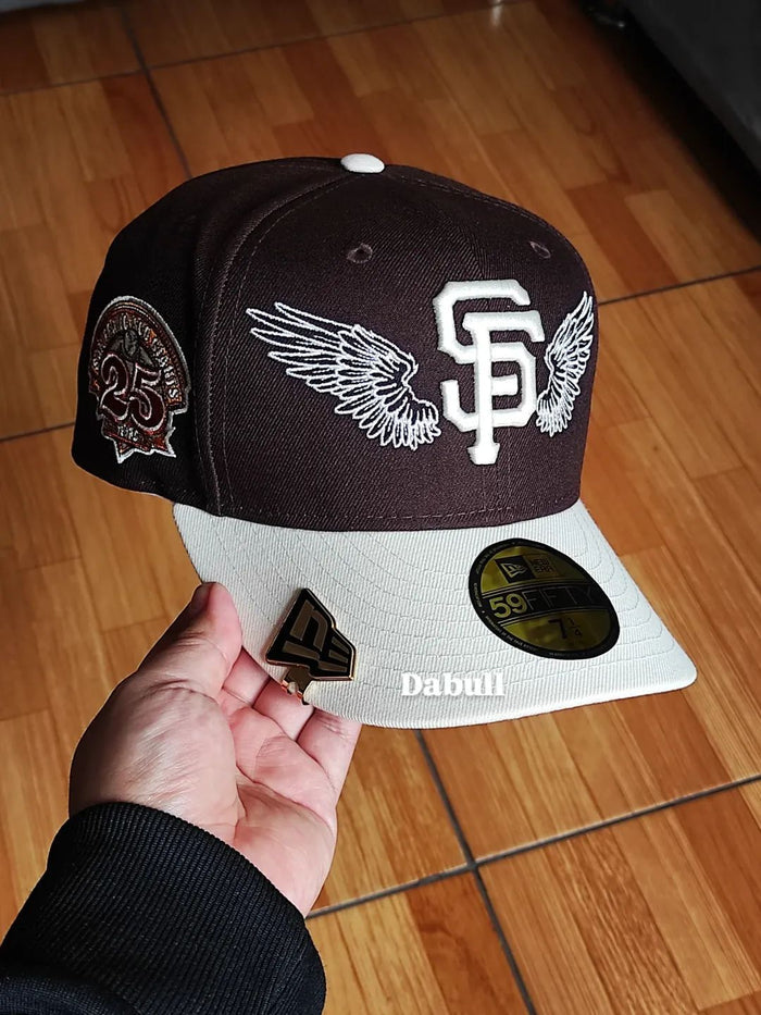 Gorra San Francisco Giants MLB Team Wings 59FIFTY Fitted Marrón Oscuro