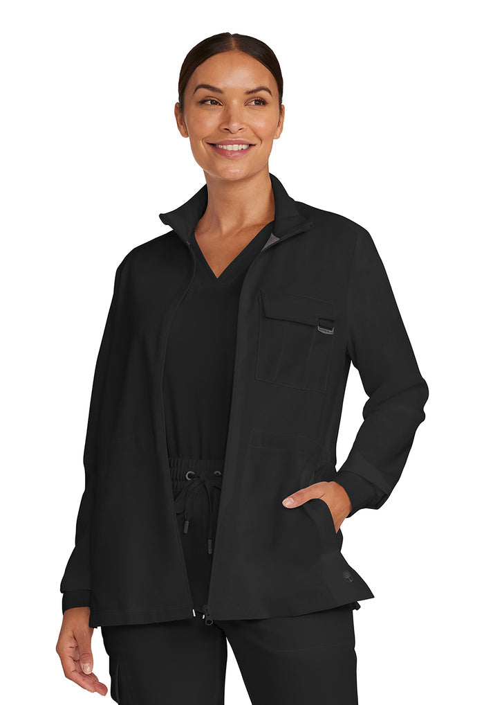 Healing Hands Quest Zip Front Utility Scrub Jacket
