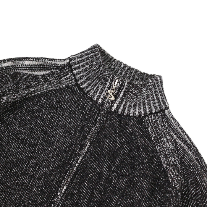 Heathered Phantasy Full-Zip (Black/Stone)