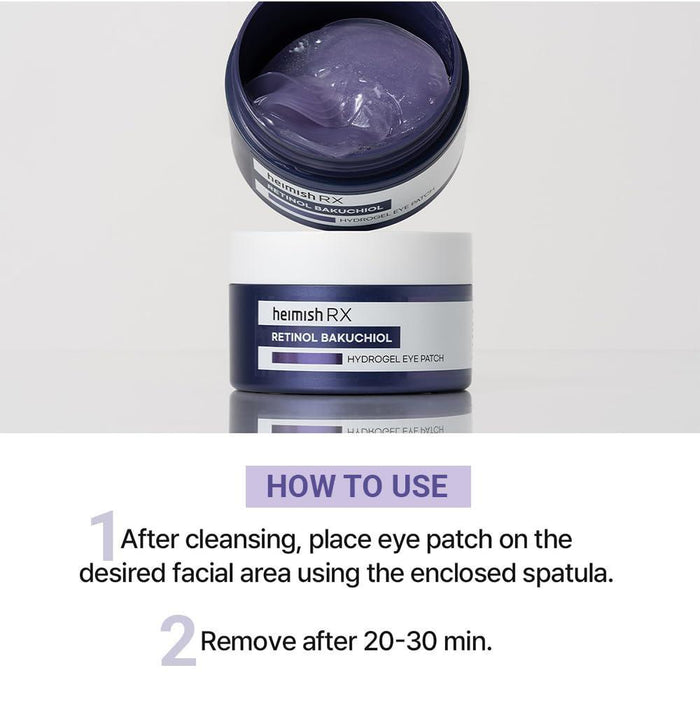 Heimish RX Retinol Bakuchiol Hydrogel Eye Patch 60 pcs