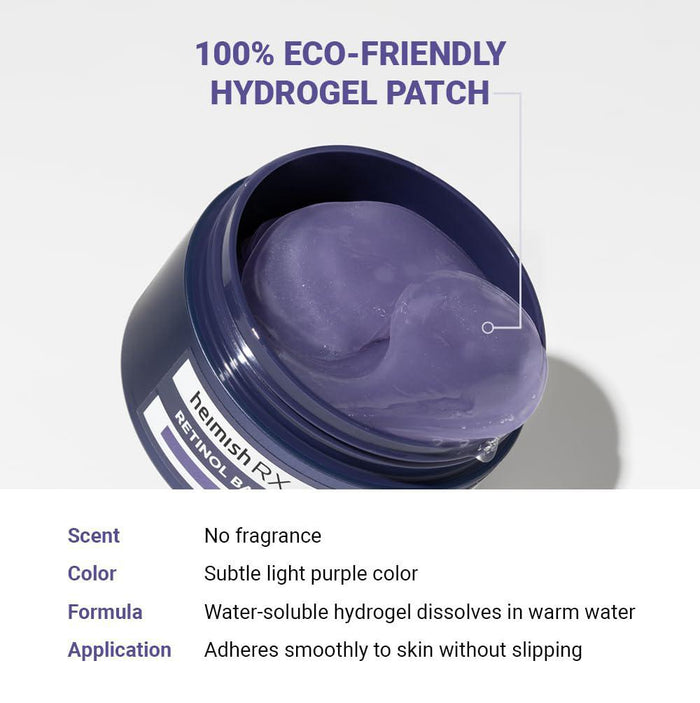 Heimish RX Retinol Bakuchiol Hydrogel Eye Patch 60 pcs