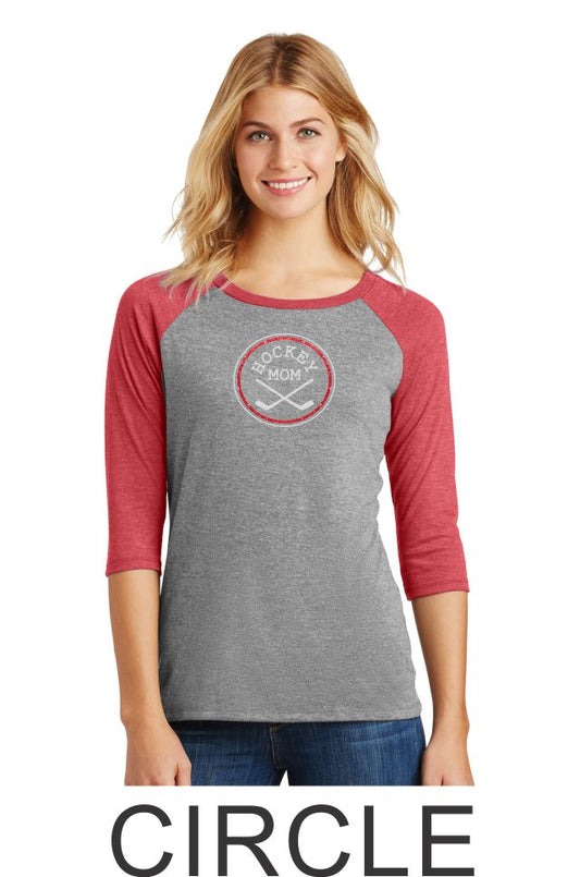 Hockey Mom Raglan- Matte or Glitter