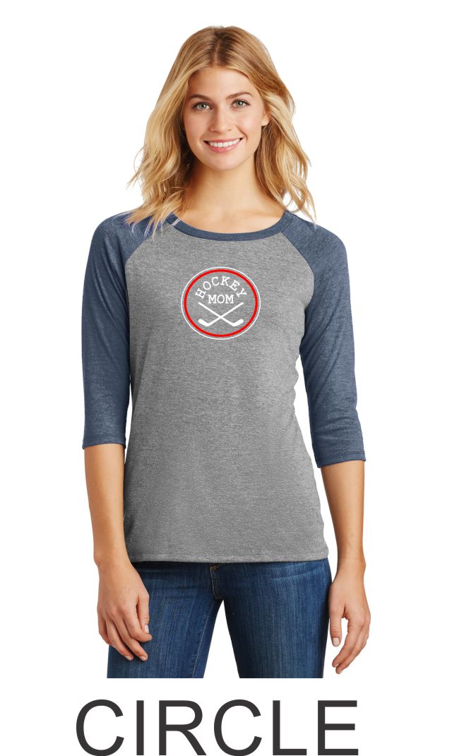Hockey Mom Raglan- Matte or Glitter