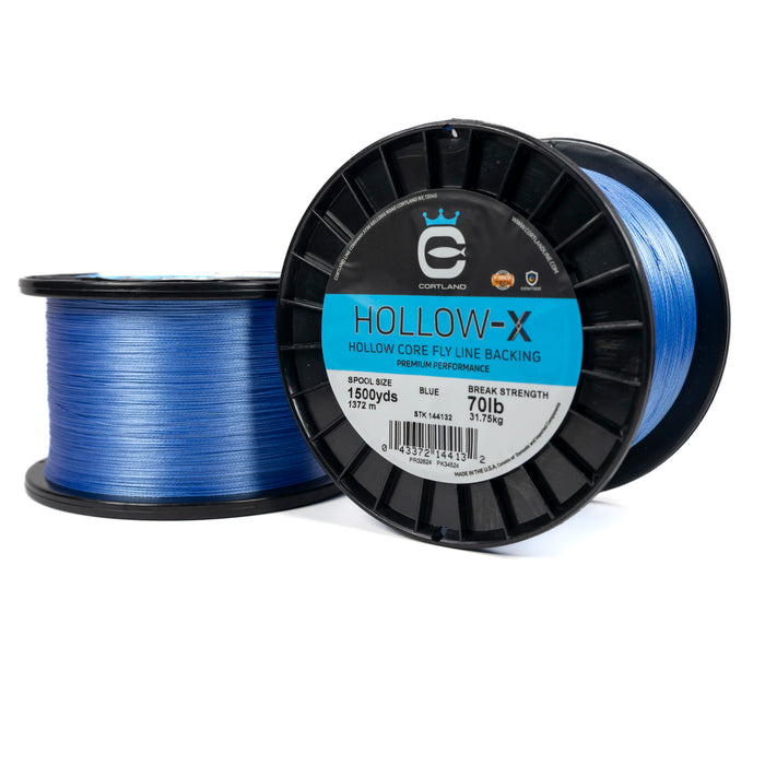 Hollow X Fly Line Backing Blue