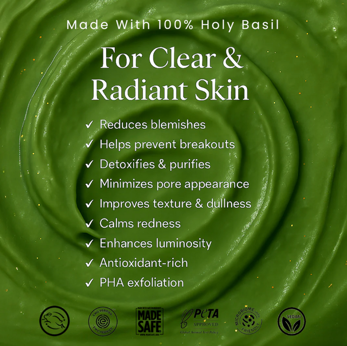 Holy Basil-bubbelmask