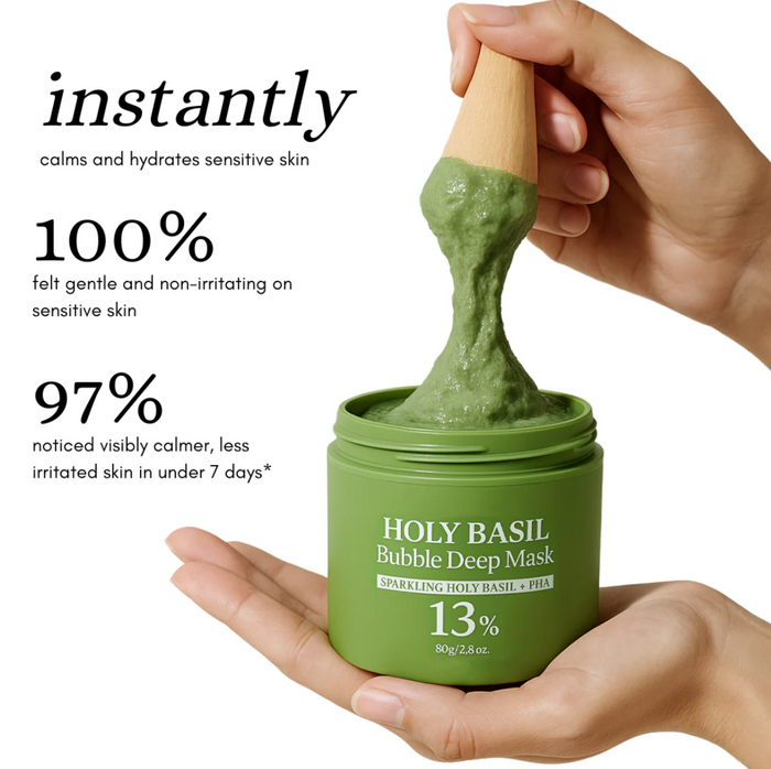 Holy Basil-bubbelmask