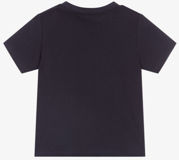 HUGO BOSS Baby Boys Blue Logo T-Shirt