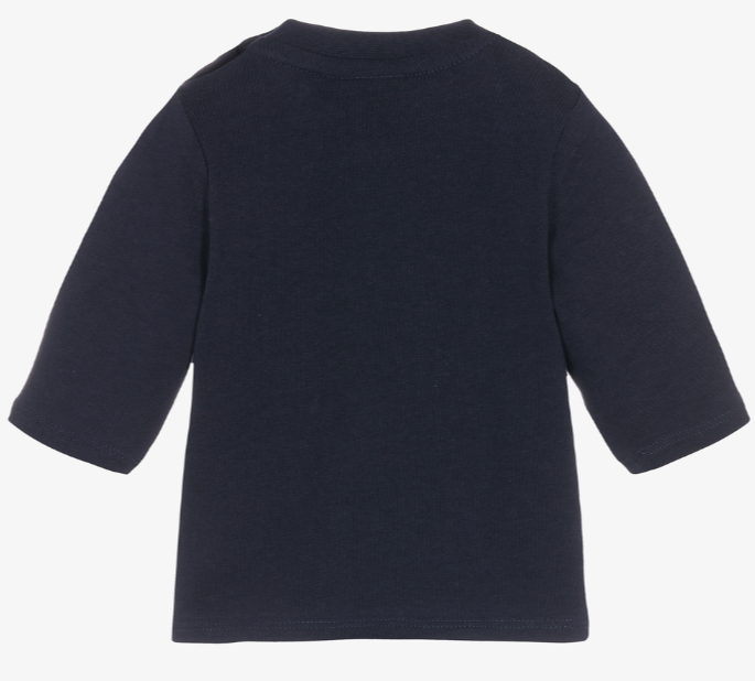 HUGO BOSS Baby Boys Blue Logo Top