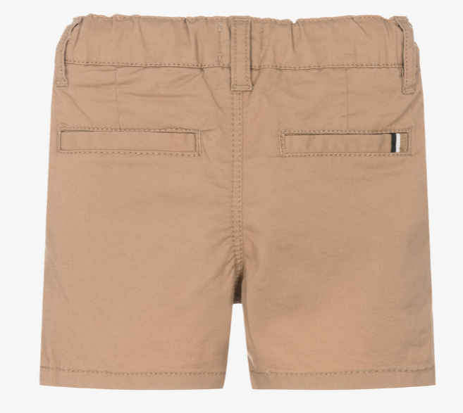 HUGO BOSS Boys Beige Cotton Chino Shorts