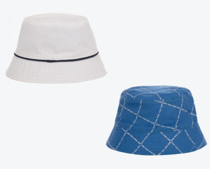 HUGO BOSS White & Blue Reversible Hat