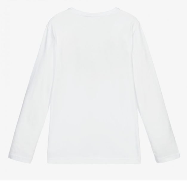 HUGO BOSS white cotton top