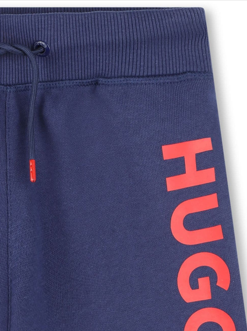 HUGO Logo-print track shorts
