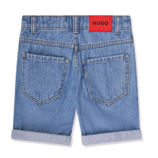 HUGO mid-rise denim shorts
