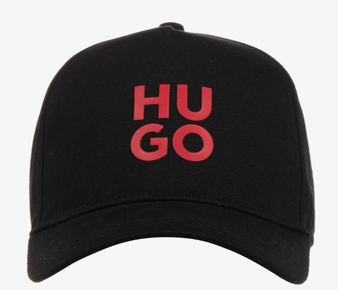 HUGO Teen Black Cotton Twill Cap