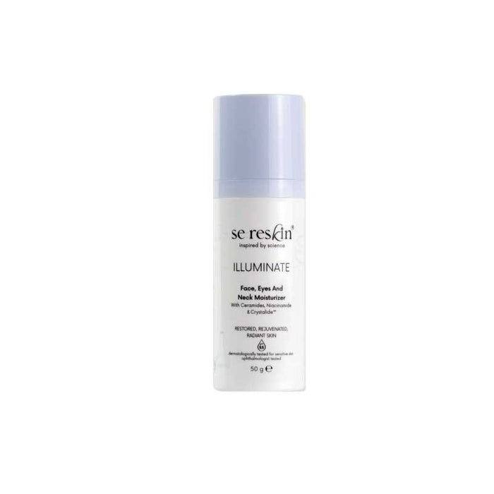ILLUMINATE FACE, EYES AND NECK MOISTURIZER - Crema Pentru Hidratare, Iluminare Si Anti Aging - skinseen.ro