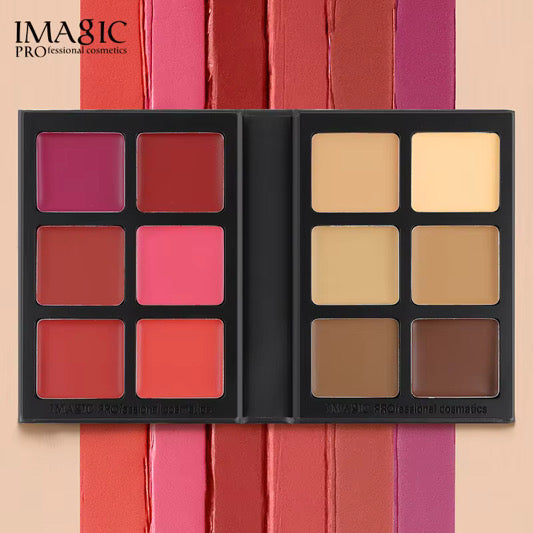 iMAGIC 12 colors Blusher Contour Palette