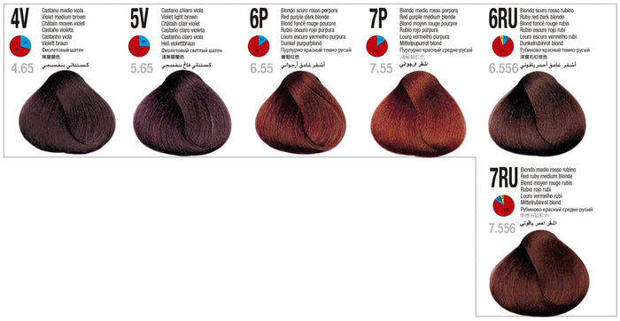 5V Very Light Brown / (V) Violet / 5