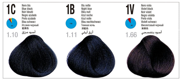 1C Blue Black / (C) Ash / 1