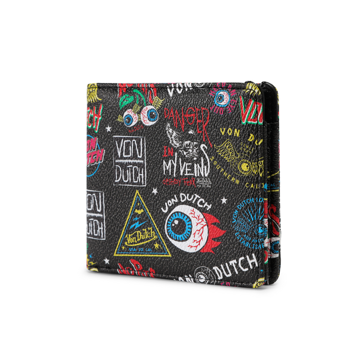 Jax Print Bi-fold Wallet for Vondutch